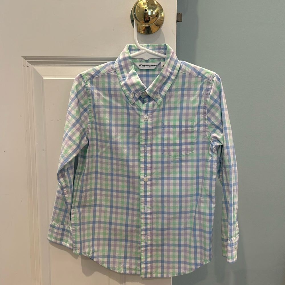 Boys Janie and Jack button down shirt- size 4